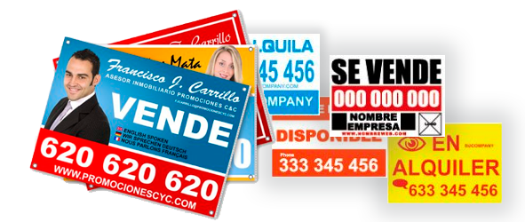 Oferta de cartelería