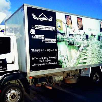 Rotulación de vehículos - Catering La Gran Familia