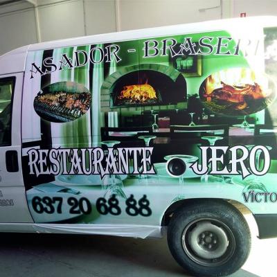 Rotulación de vehículos - Restaurante Jero