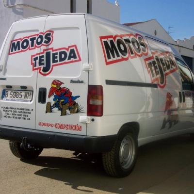 Rotulación de vehículos - Motos Tejeda